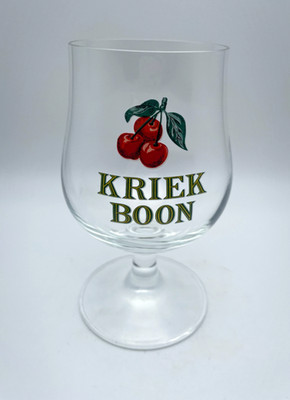 Boon Kriek Belgian Beer Glass Barware Kitsch 10 oz Traditional Lambric Fruit B9