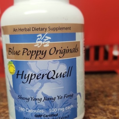 Blue Poppy Herbs Sheng Yang Jiang Ya Fang Uncaria Ziziphus Capsules 180 Count