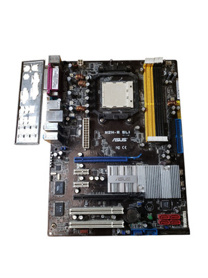 ASUS M2N-E SLI Socket AM2 DDR2 ATX Motherboard With Backplate