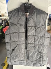vintage 80 s Walls Blizzard-Pruf black quilted insulated vest sz M-L