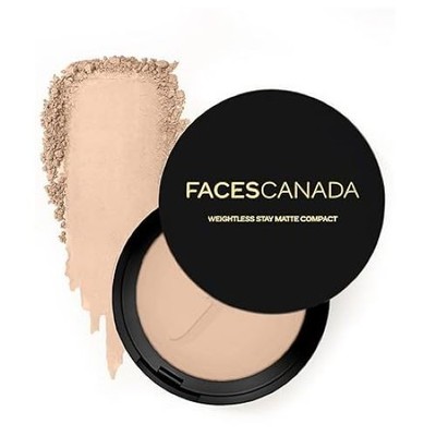 FACES CANADA Stay Matte Compact Powder Ivory 9g Oil Control Pressed Powder