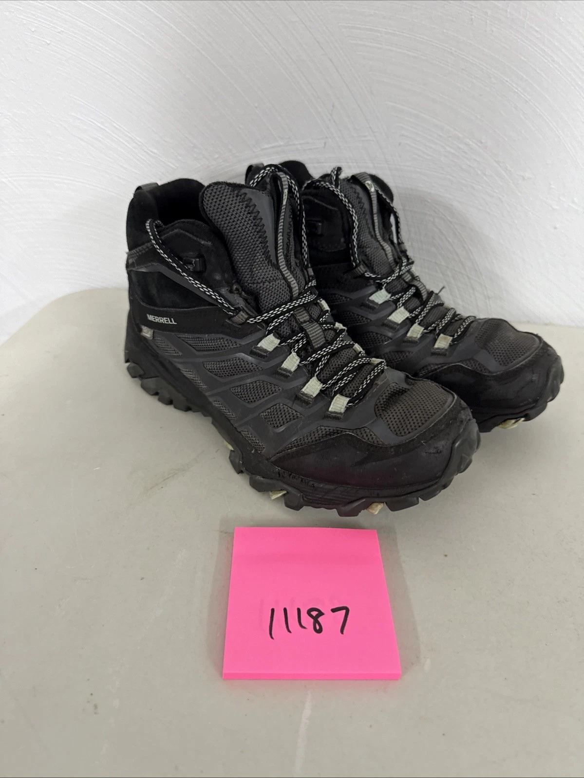 Merrell Boots Womens Sz 8 Gray Thermo Freeze Mid Rise Waterproof Arctic Grip