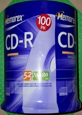 Memorex CD-R Digital Media 52X 700mb 80Min 100 Pack Brand New Factory Sealed