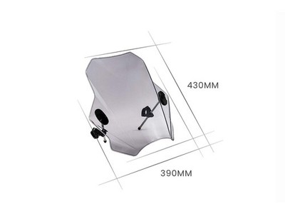Puig Bat Screen Motorcycle Windshield Windscreen for Voge 525ACX (23-25)