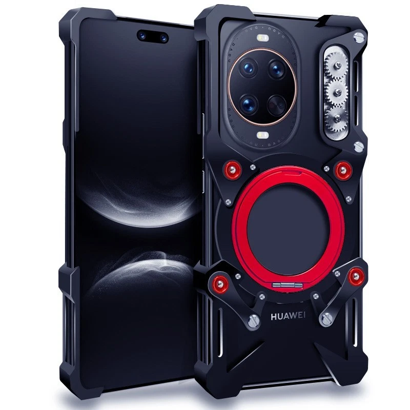 Funda parachoques con soporte sin montura de aluminio de metal / Ultra / Pro para Huawei Nova 14 Lite Foto 2 de 4