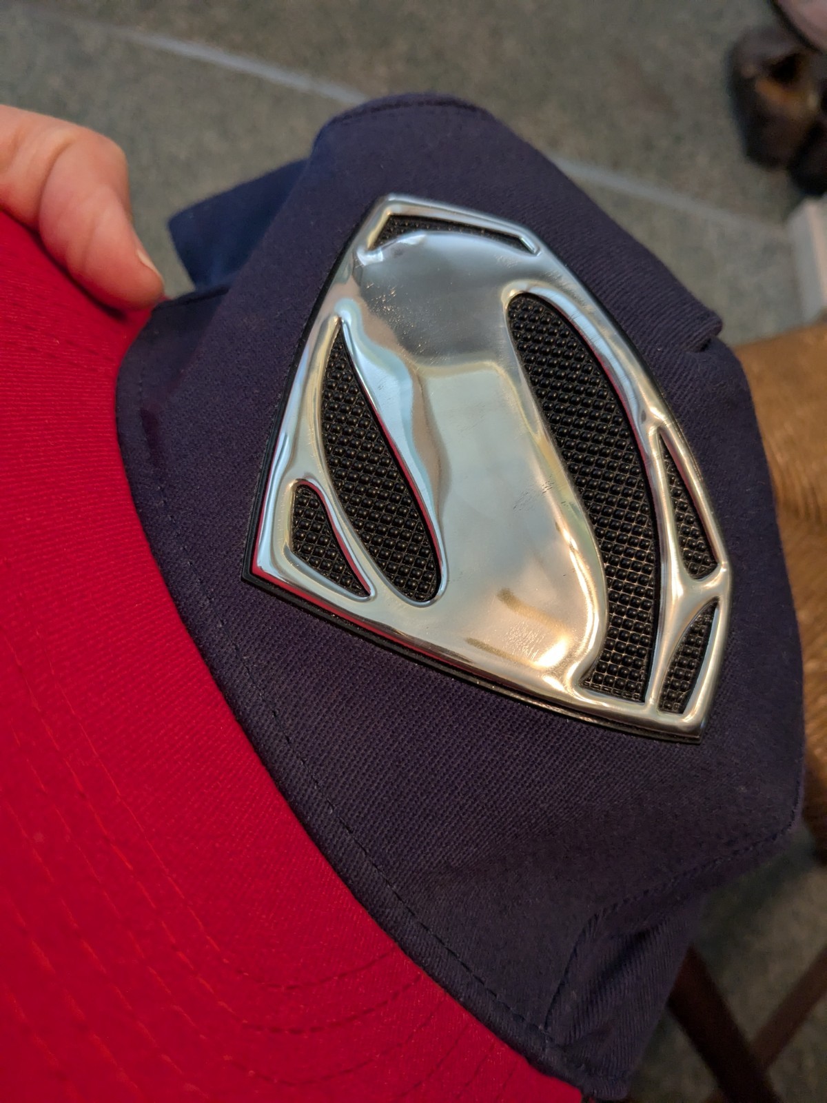 DC COMICS "Superman" Baseball Cap Hat, EUC!!!! - image 3