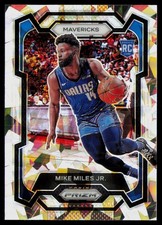 2023-24 Panini Prizm - Mike Miles Jr. #295 Ice Prizm (RC)