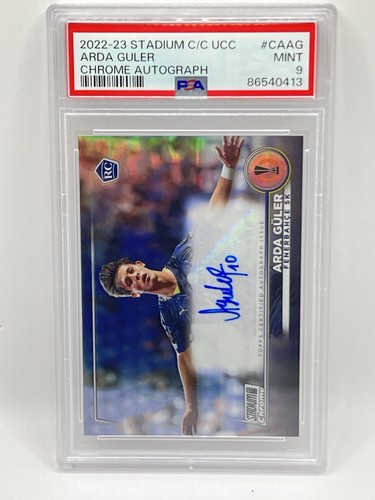 Arda Guler #CA-AG 2022 Stadium Club Chrome UEFA Competitions Autographs card