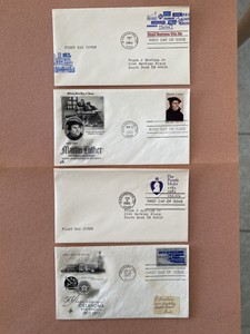 1957, 1982, 1983, 1984 FDC Oklahoma, Martin Luther, Purple Heart, Small Business