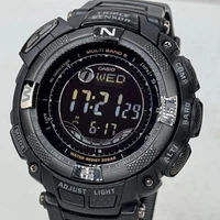 CASIO PRO TREK PRW-1500YJ Radio Solar Triple Sensor Black Watch