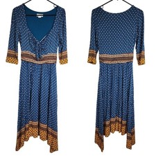 Anthropologie Maeve Beloved Tie Midi Small Dress