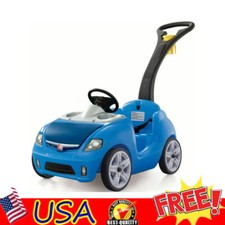 Whisper Ride II Kids Blue Push Car and Ride on Toy Toddlers Boys Girls HOT