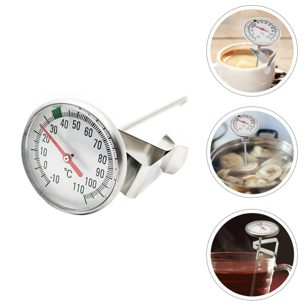 Milk Frother Temperature Gauge Instant- Read Food Thermometer Milk Frother Temperature Gauge Instant- Read Food Thermometer