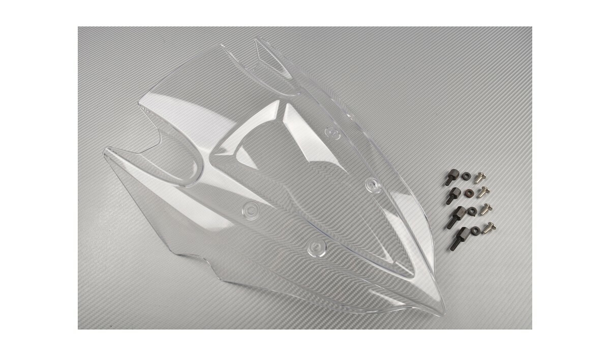 Saut-de-vent KAWASAKI Z300 bulle fumée en polycarbonate pour moto roadster Z-300 2015 2016 2017