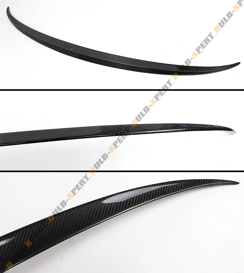 For 11-16 BMW F10 5 Series 535i 528i Carbon Fiber M5 OE Style Trunk Spoiler Wing - Image 2 of 3