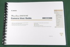 Canon SX610 HS Instruction Manual: Full Color  Protective Covers 