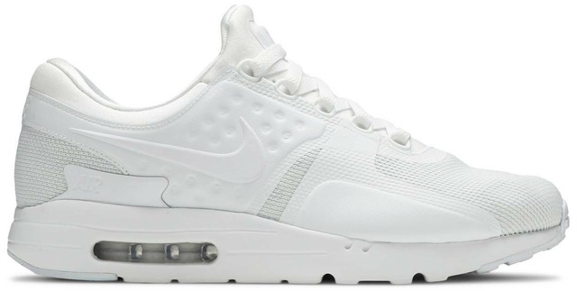 nike air max zero triple white