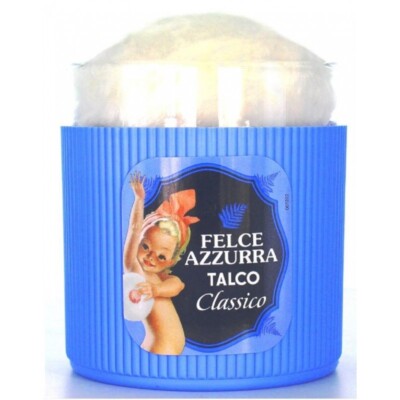 3pcs CLASSIC TALC BLUE FUR Powder with Down Body 250g