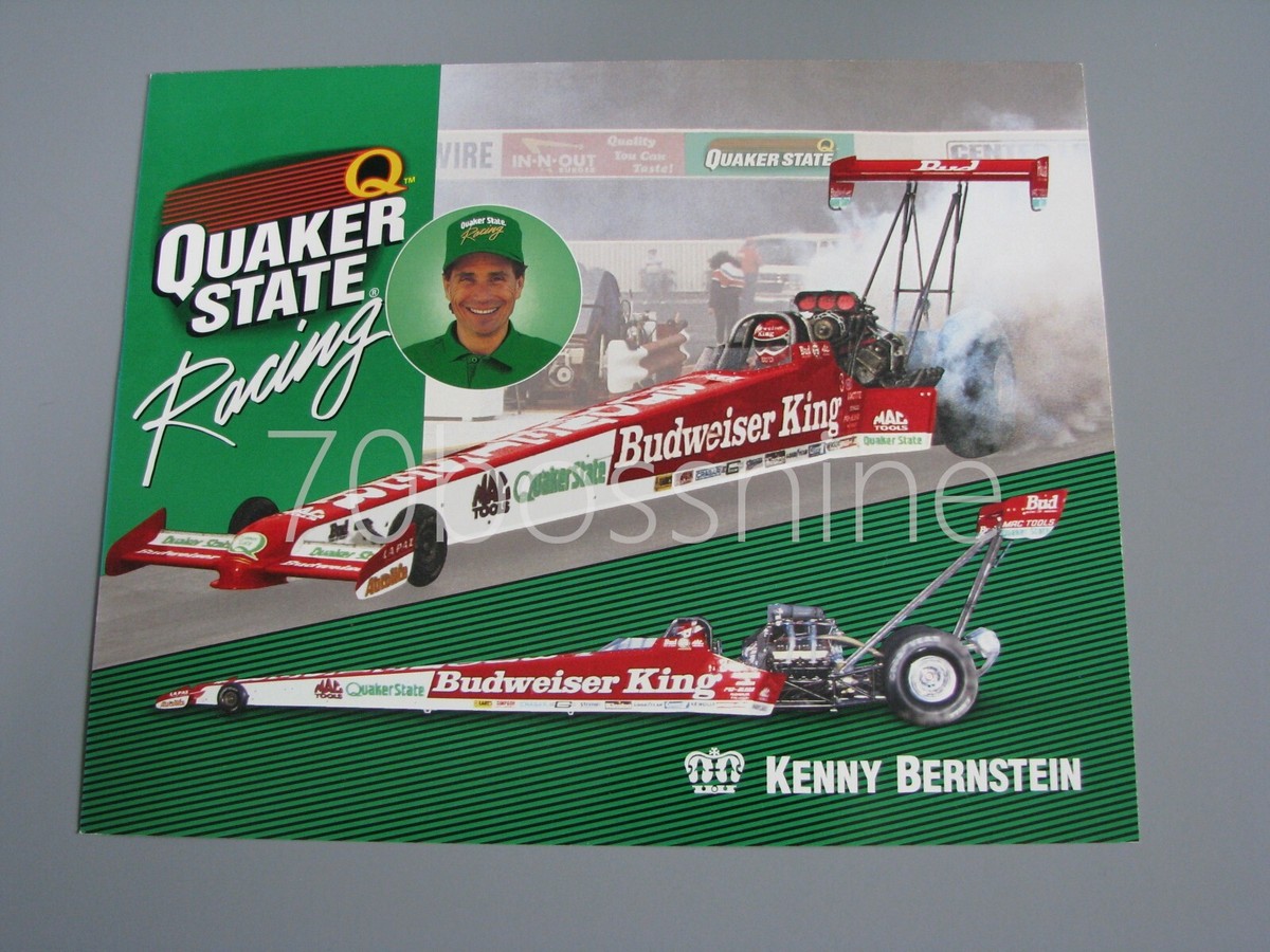 KENNY BERNSTEIN 1994 BUDWEISER TOP FUEL DRAGSTER 8X10 NHRA DRAG