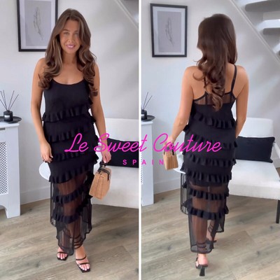 Robe Zara à Volants Bleue - Taille S, Neuve Avec étiquettes, Style Romantique
