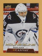 2020-21 Upper Deck Mikhail Berdin Young Guns Canvas #C114 Winnipeg Jets