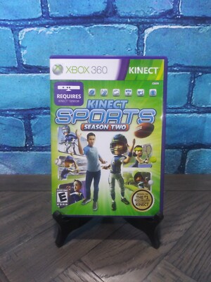 Kinect Sports: Season Two 2 (Microsoft Xbox 360, 2011) Game, Case, Instructions