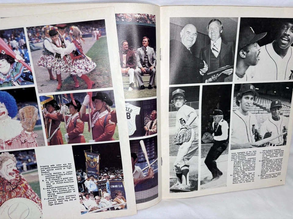 1979 DETROIT Tigers Yearbook ALAN TRAMMELL Lou WHITAKER Jack MORRIS Ron LeFlore - Image 4 of 4