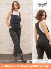 SEWING PATTERN Women Clothes Clothing - Long Overalls Traditional Pockets - 8437