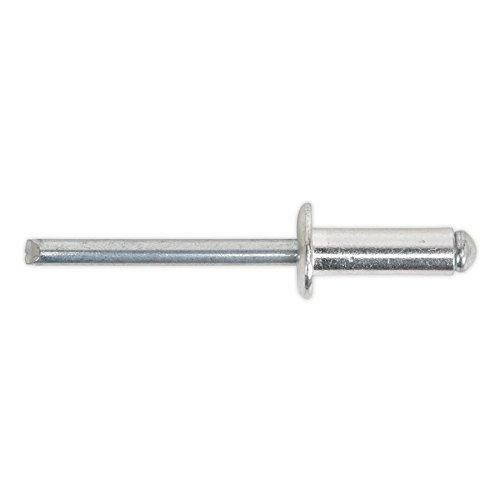 Sealey Aluminium Blind Rivet Standard Flange 6.4 x 12mm Pack of 200 - RB6412S