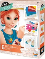 Buki BE111 Schmuckset Kinder Diy Kreativset Kunstleder Perlen Bastelset