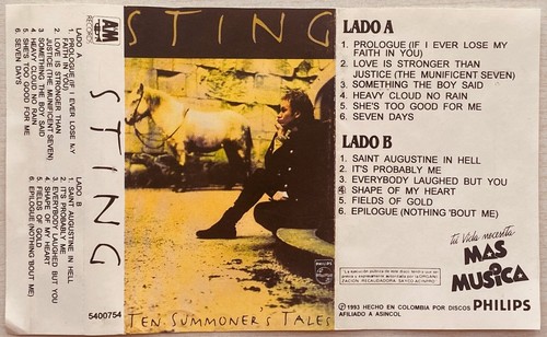 Sting - Two Rare Original Cassettes Tape Colombia 2 Pcs - Picture 7 of 10