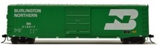 Scala H0 - Rivarossi 50' Single-Door Boxcar Burlington Northern HR6637 Neu