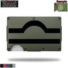 LIBRA Birth Sign Astrology Laser Engraved Onto An Aluminum Wallet