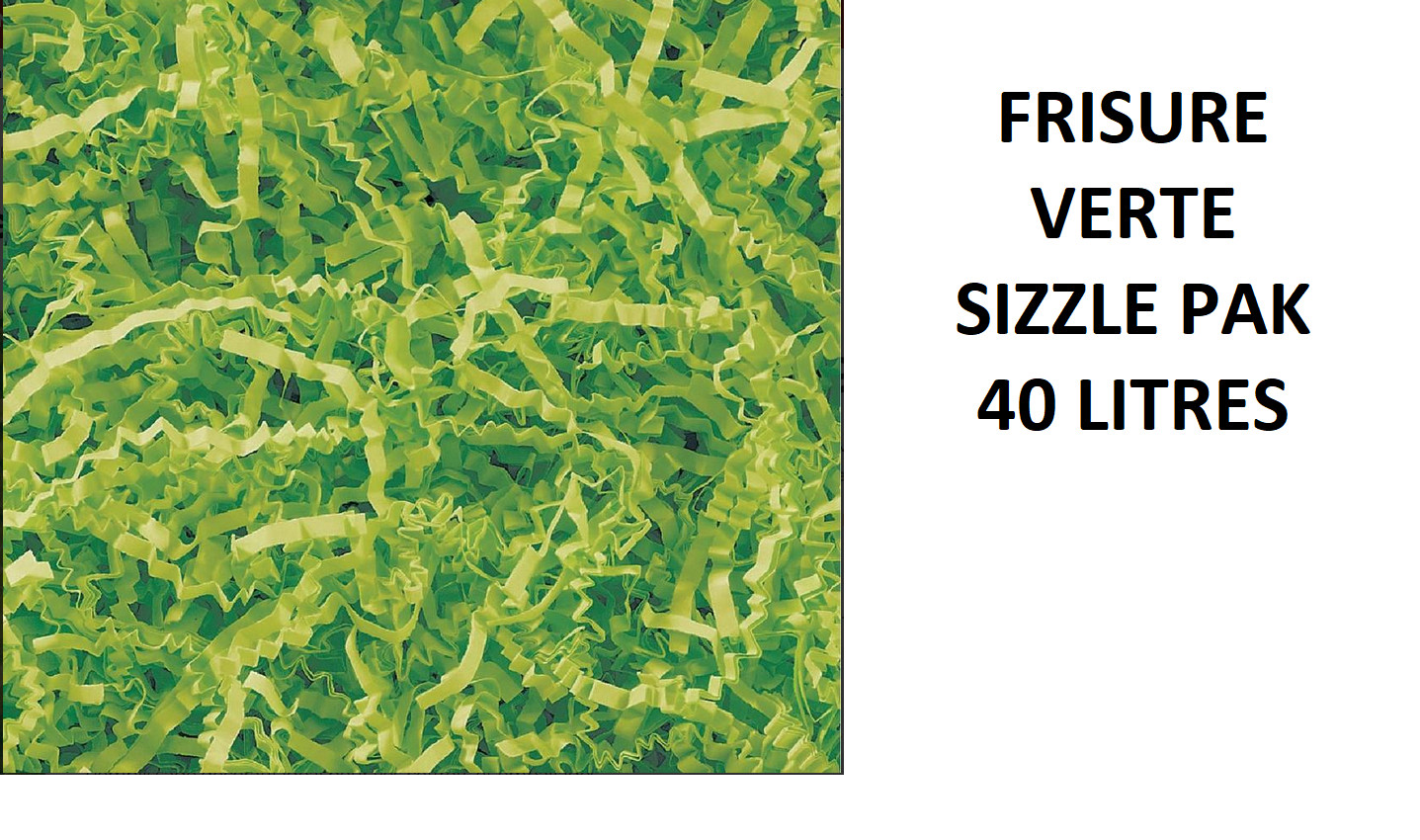 Frisure de papier calage protection 40 litres emballage antichoc écologique