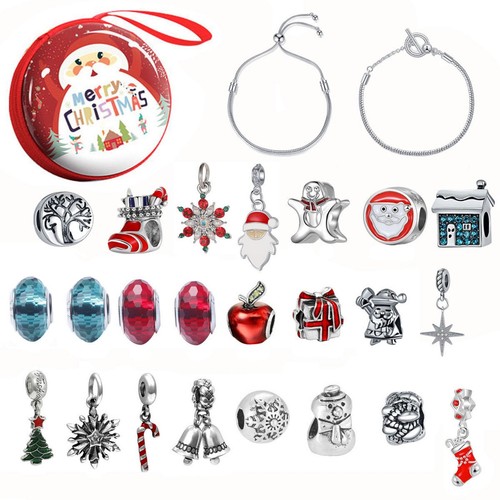 Christmas Advent Calendar Bracelet 24 Days Countdown Calendar DIY Jewelry  Kit | eBay