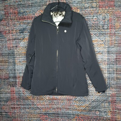 obermeyer womens solid black vented ski jacket 10