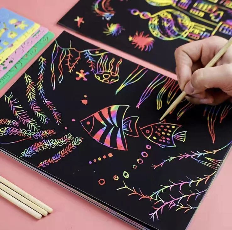 Scratch-Off Art For Adults