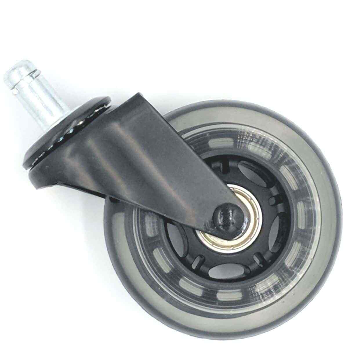 5pc 3'' Heavy Duty Replacement Rollerblade Rubber Desk Chair Casters