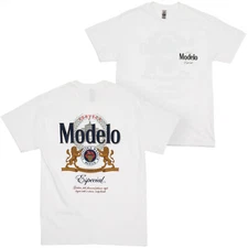 Modelo Especial Classic Logo Front and Back Pocket T-Shirt White