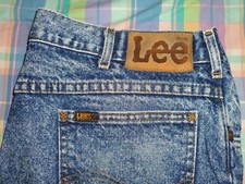 VTG Lee Riders 80s/90s Acid Wash Jeans Union Made U.S.A., Size 35 x 34