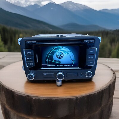   11-16 Volkswagen Golf Beetle Jetta  Factory NAV Navigation AM FM Radio CD OEM 