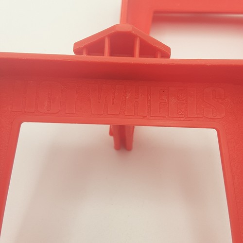 2 Vintage Hot Wheel Hazard Hill Sky Show Accessory Clamp Joiners 1969 Mattel Red - Picture 6 of 12
