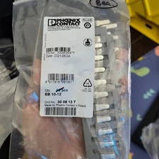 6x Phoenix Contact 3006137 Universal Accessories Insertion Bridge 10