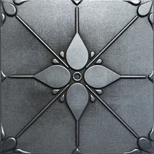 Ceiling Tiles, Glue Up, DIY, Decorative Styrofoam, JOY Antique Silver 50 Pieces