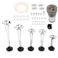 5 Trumpet La Cucaracha Musical Air Horn Loud For Car Truck Air Horn Compressor