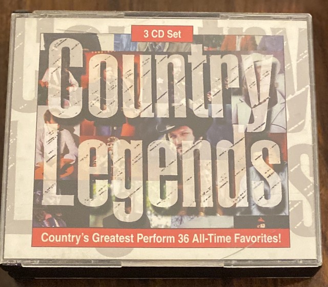 COUNTRY LEGENDS Country’s Greatest Perform 36 All Time Favorites ; LN
