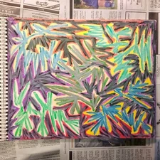 Drawing 11X14" Oil Pastel on Paper