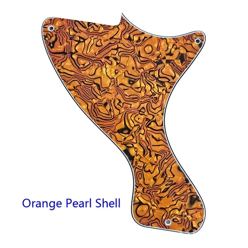 Parts For US  Gibson JR LP Les Paul Junior Guitar Pickguard Oramge Pearl Shell