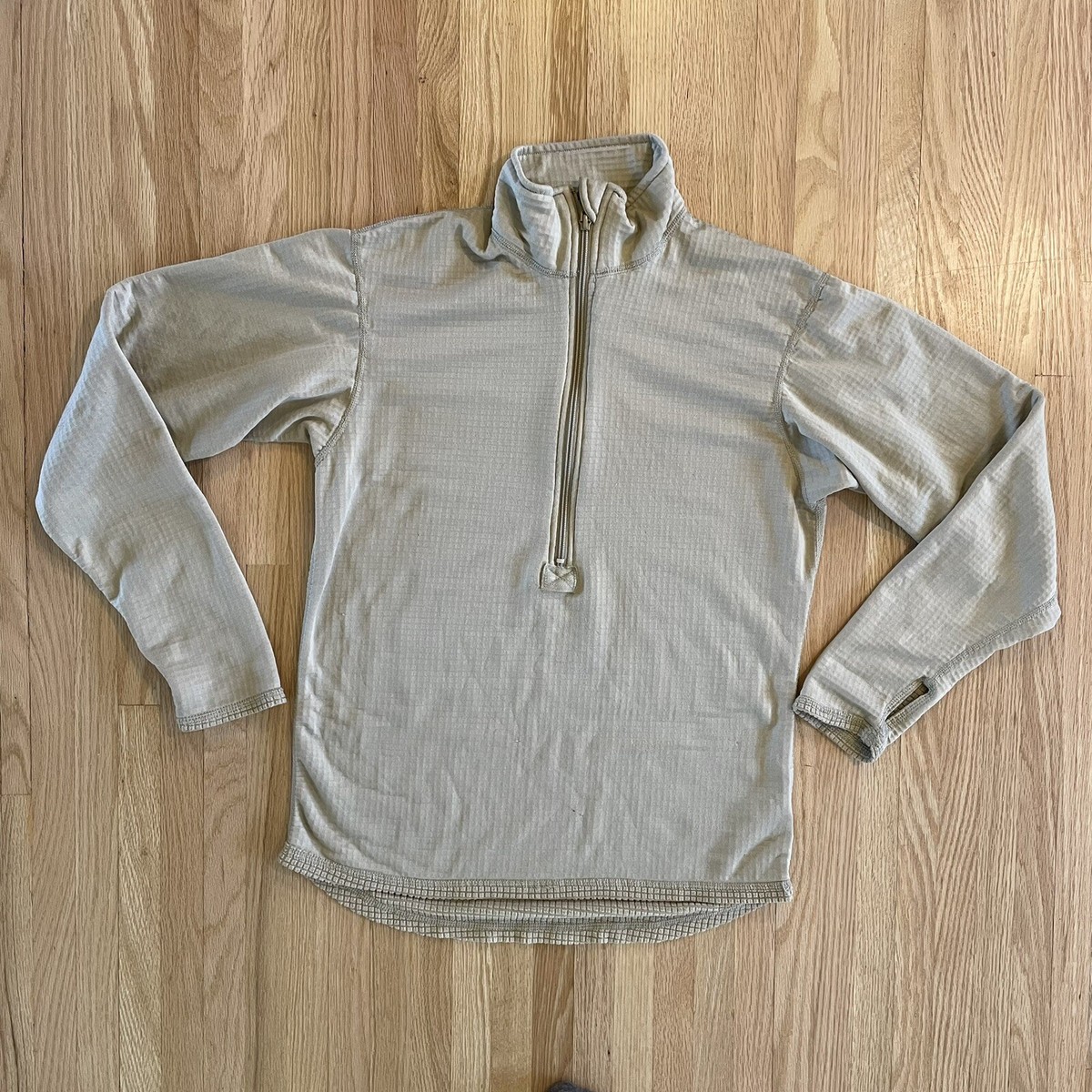 USGI Shirt Mid Weight Cold Weather GEN III Waffle Top Sand