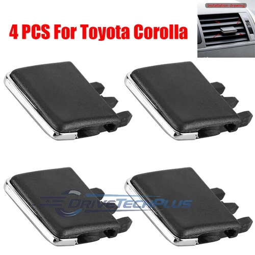 4PCS Car Air Conditioning Vent Louvre Adjust Blade Slice Clip For Toyota Corolla